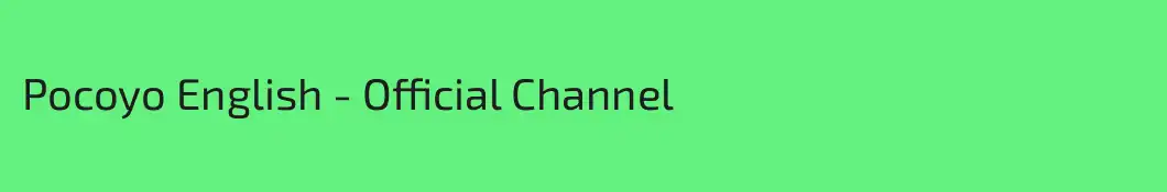 Pocoyo English - Official Channel